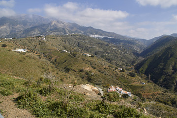 Fototapeta na wymiar Sierra Tejeda, Axarquía, Spain