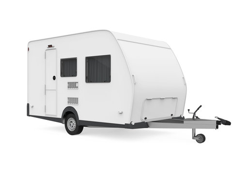 Travel Trailer Isolated