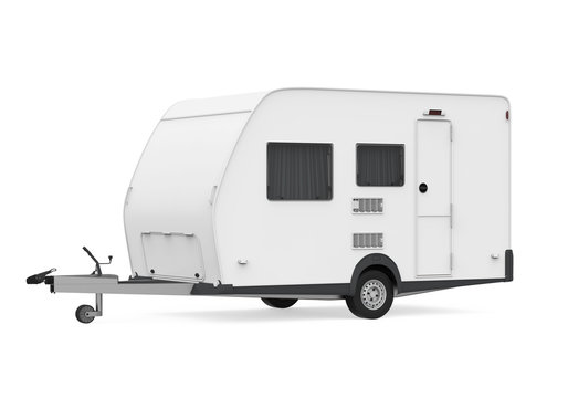 Travel Trailer Isolated
