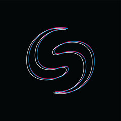 Obraz premium exclusive s brand company template logo logotype vector art