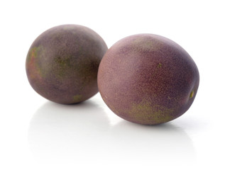 Two Passion fruits