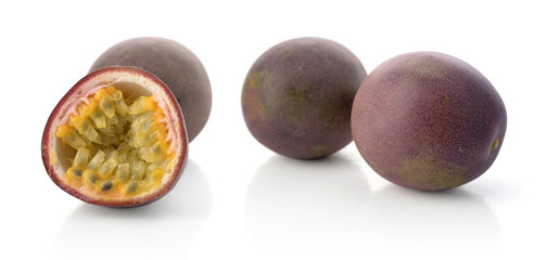 Two Passion fruits