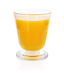 Glass of fresh orange juice