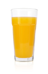 Glass of fresh orange juice