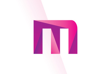 Fototapeta premium Media Creative Studio Letter M Logo Vector