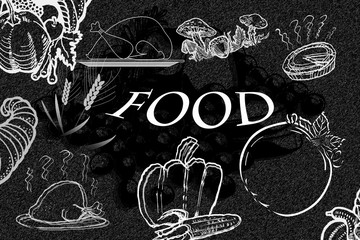 Fototapeta premium Food, Essen, Gemüse, Pilze, Speisen