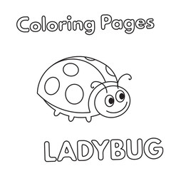 Cartoon Ladybug Coloring Book