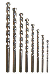 Drill Bits for Concrete Set Isolated