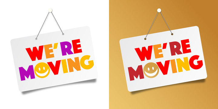 We're moving