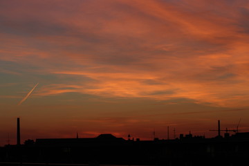 Sommerhimmel im Verlauf