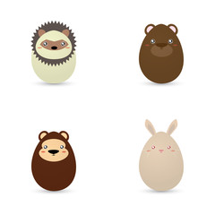 Easter Animals Eggs