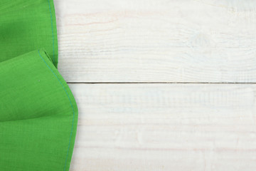 green napkin