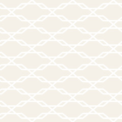 Vector Seamless Pattern. Abstract Geometric Background Design. Stylish Lattice Texture
