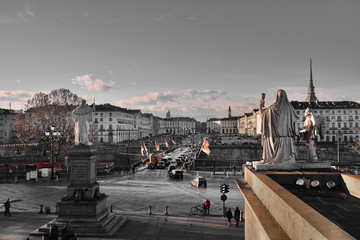 Fototapeta premium Piazza Vittorio, Torino