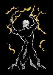 The man dispersing clouds