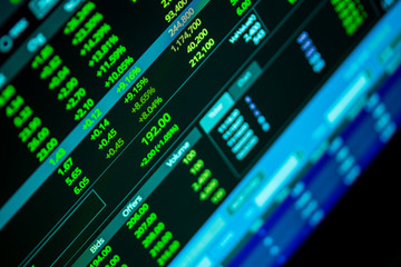 Fototapeta premium Stock Exchange Board