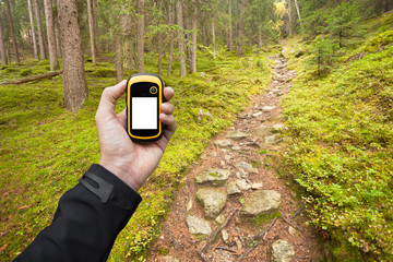finding the right position in the forest via gps