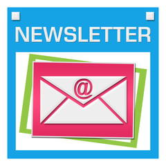 Newsletter Colorful Squares Inside 