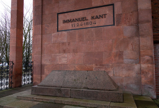 The Grave Of Emmanuel Kant. Immanuel Kant - German philosopher, the founder of German classical philosophy
