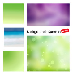 Summer vector backgrounds