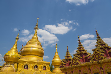 Fototapeta na wymiar Big temple in Myanmar