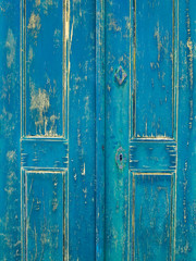 Old wooden door