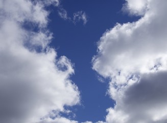Blue sky between Clouds, Helsinki, Finland