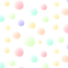 орнамент с бледными шарами, векторная иллюстрация