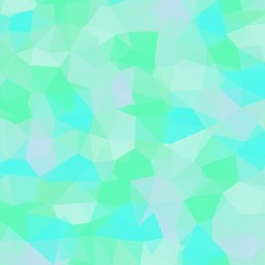 Fototapeta na wymiar Abstract background of small triangles polygon blue and gray and green fragments light and dark sharp throughout the drawing