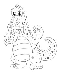 Doodles drafting animal for angry dragon