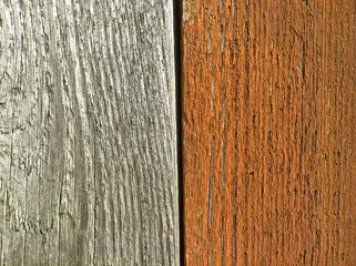 Wooden Boards Vertically (Gray & Orange)
