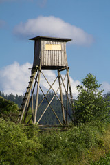 Hunting or birdwatching tower