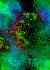 Obraz na płótnie Canvas Cosmic space and stars, cosmic abstract background and glass effect.