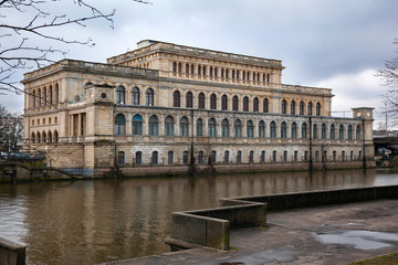 Building of the former Koenigsberg exchange (Now the city of Kaliningrad, Russia). Now the regional center of youth culture, the architectural style of Neo-Renaissance.