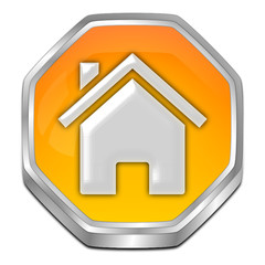 Home Button - 3D illustration