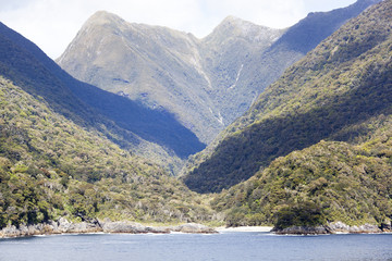 Obraz premium New Zealand's Fjord Park
