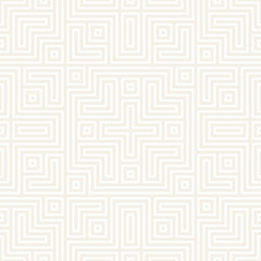 Geometric Ethnic Background Lattice. Stylish Subtle Texture. Vector Abstract Seamless Pattern.