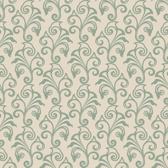 Abstract seamless floral wallpaper pattern