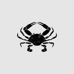 rustic crab vector