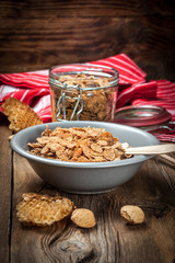 Bowl of cereals.