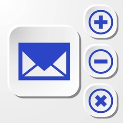 email icon stock vector illustration flat design