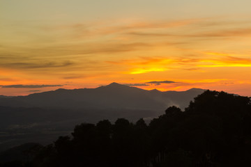 Fototapeta premium Sunset view