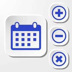 calendar icon stock vector illustration flat design