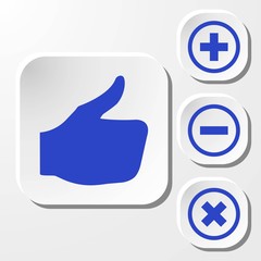 stock vector thumbs up icon vector like icon social network vector icon for app web site etc