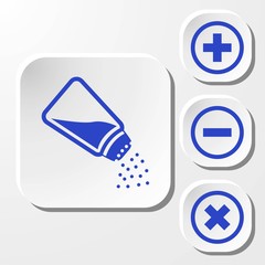Salt icon  stock vector illustration flat design