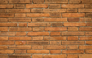 Blank natural color brick wall design background