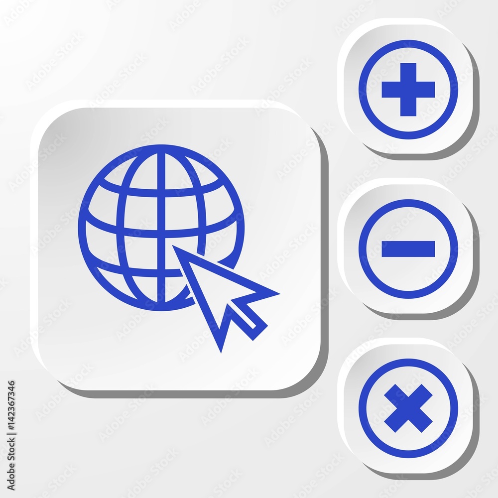 Canvas Prints web icon stock vector illustration flat design