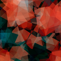 Obraz premium Abstract geometric pattern. Colorful triangles background. Vector illustration eps 10.