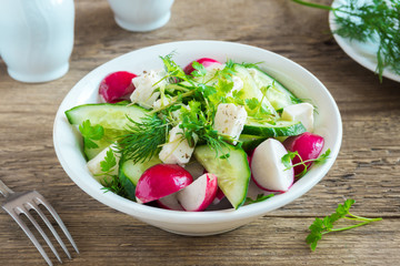 Spring vegetable salad