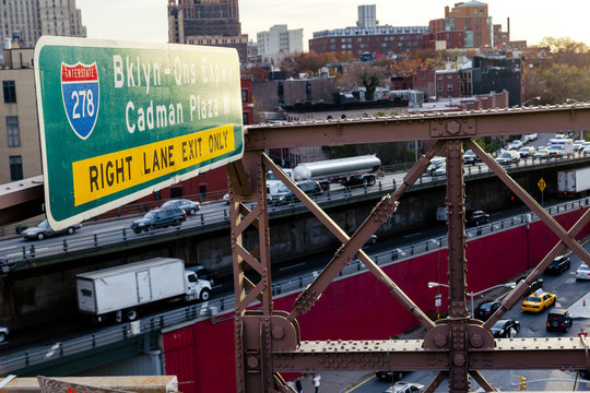 Brooklyn - Queens Expressway Sign